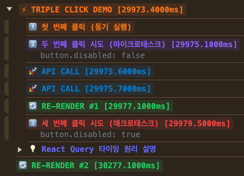 데모 코드 실행 결과